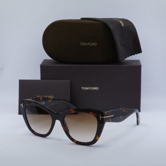 Final Price! Tom Ford Cara FT0940 55F Vintage Dark Havana Sunglasses